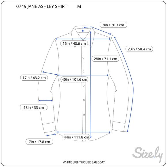 Jane Ashley Shirt Women's Medium White Nautical Embroidered Beaded Button-Down - Picture 5 of 12